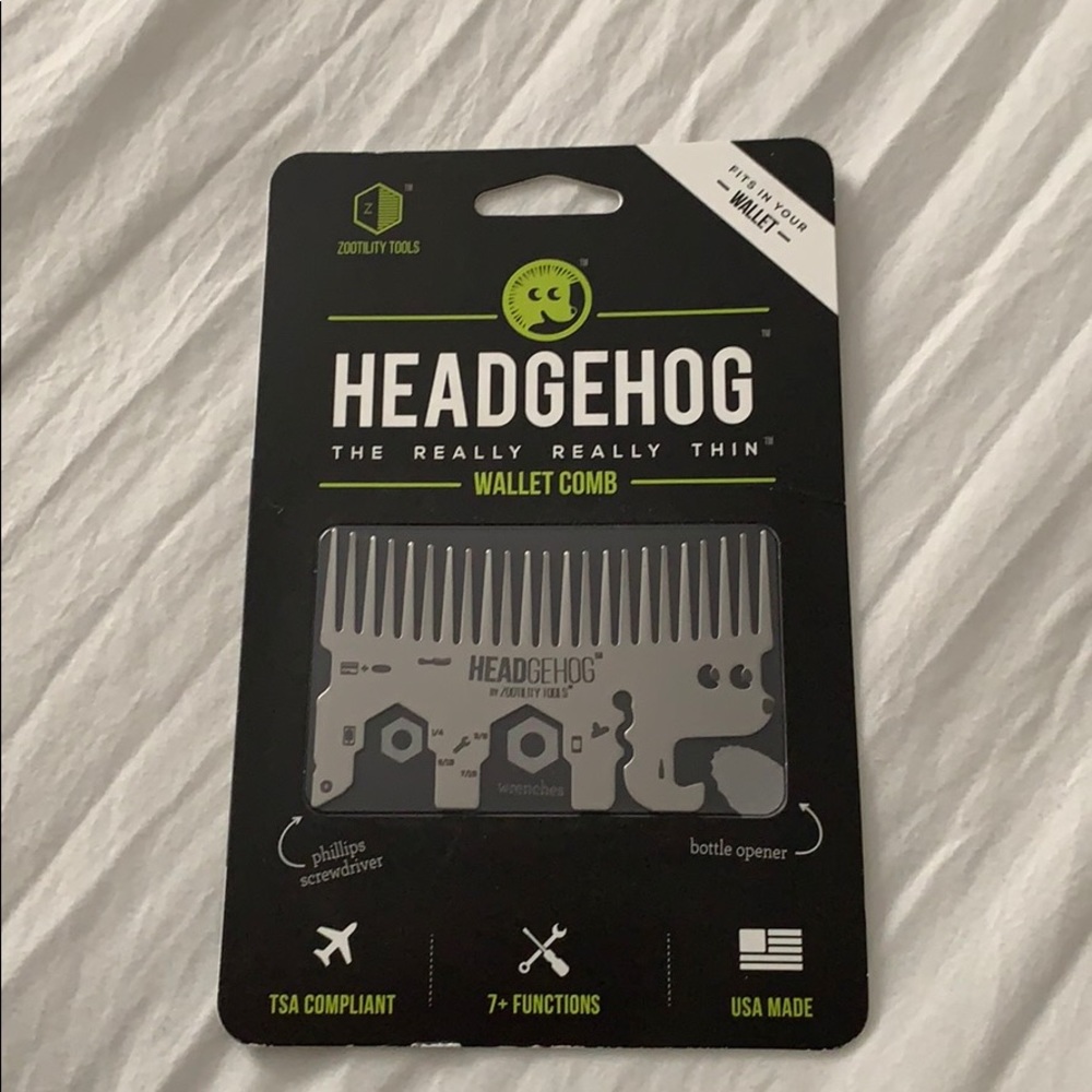 Hedgehog Wallet Comb